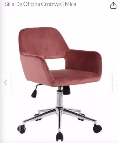 <p>OFERTASilla de escritorio terciopelo. nueva</p>