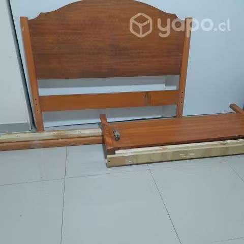 <p>Marquesa madera 1 1/2 plaza</p>