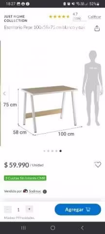 <p>Escritorio de estudio</p>