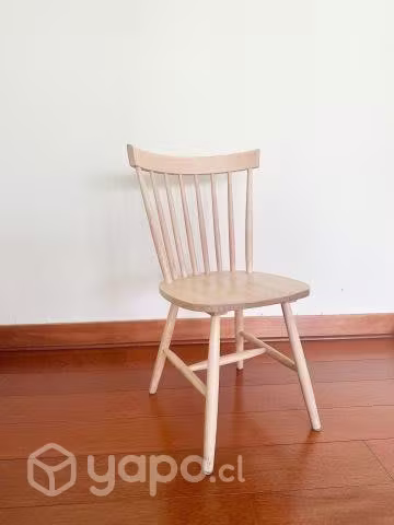 <p>Pack 5 sillas madera</p>