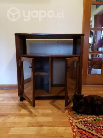 <p>Rack TV color marron</p>