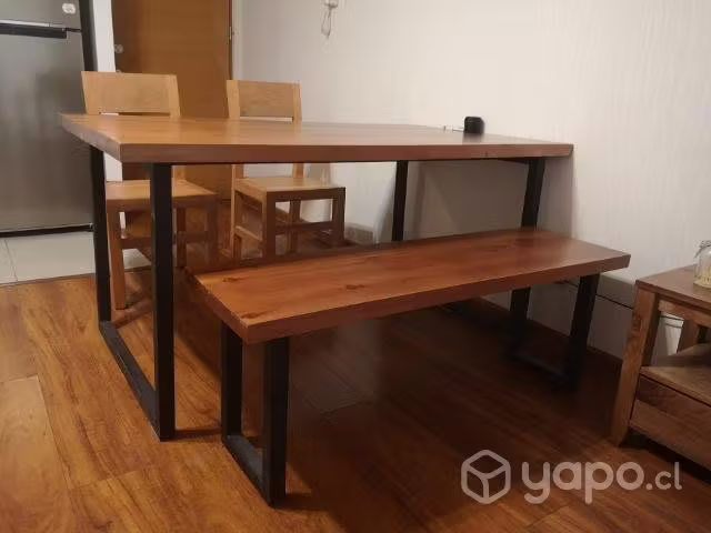 <p>Comedor Rauli - Banca - 2 Sillas</p>