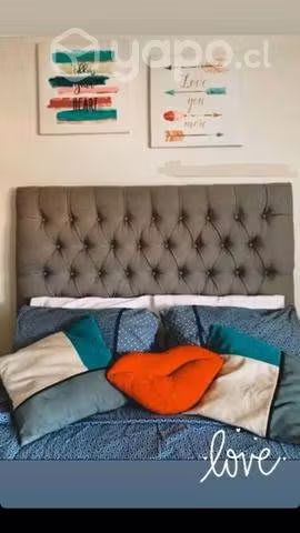 <p>Respaldo para cama de 2 plazas</p>