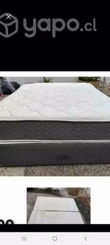 <p>Cama de dos plazas inpecable base dividido</p>