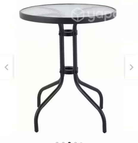 <p>Mesa terraza vidrio poco uso</p>