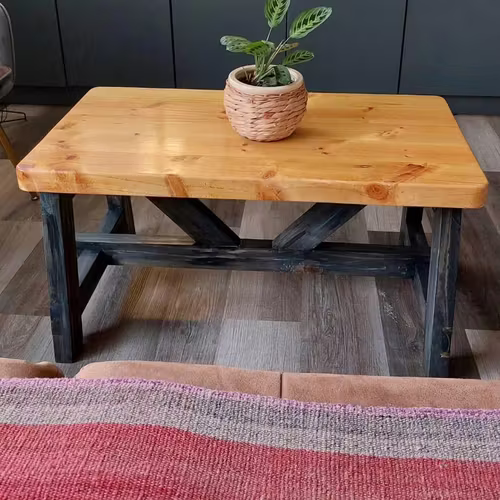 <p>Mesa de centro rustica</p>