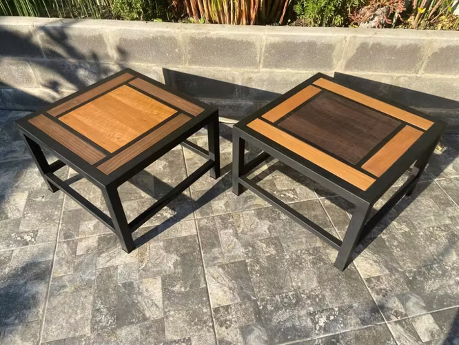 <p>Mesas de centro estilo industrial</p>