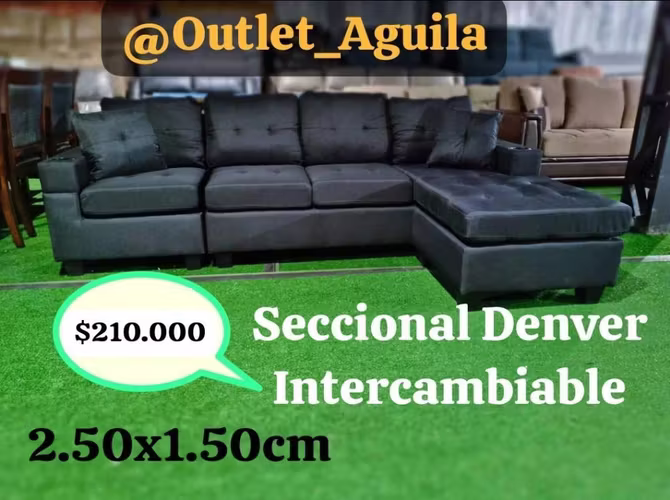 <p>SOFA SECCIONAL DENVER INTERCAMBIABLE</p>