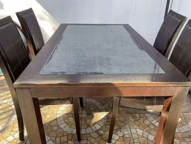 <p>Mesa de 6 cafe</p>