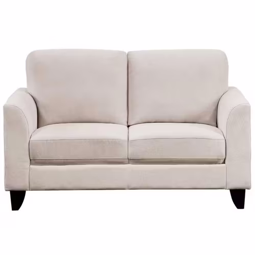 <p>Sofá 2 cuerpos 143x86x86 cm Marfil Just Home Collection</p>