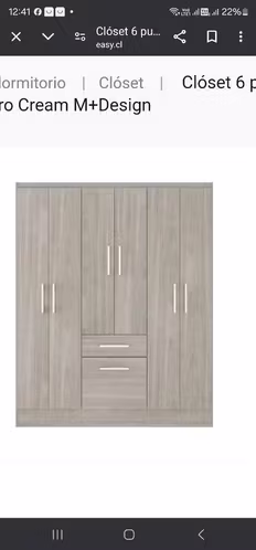 <p>Closet Nuevo 6 puertas</p>