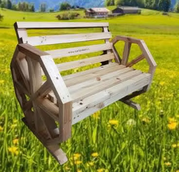 <p>HERMOSAS BANCAS MADERA"NUEVAS"DISEÑO ESPECIAL JARDINES O DECORACIÓN</p>