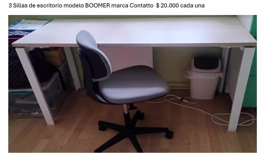 <p>silla escritrio usada</p>