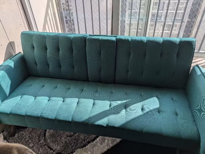 <p>Sofá cama Casanova Renata 3 Cuerpos verde piedra</p>