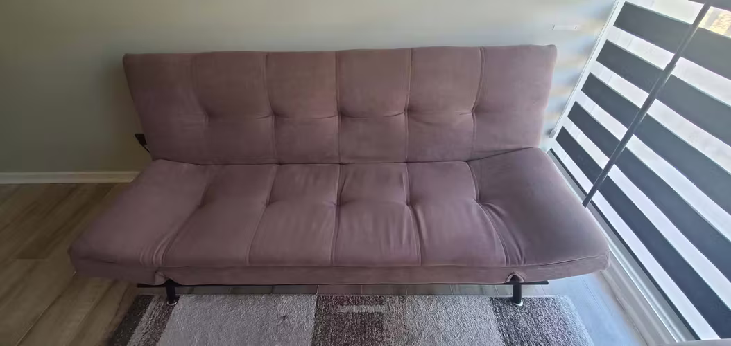 <p>Futon Atacama Café - 188 x 89 x 89 cm - OPORTUNIDAD</p>