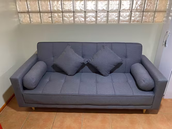 <p>Sofá Cama Tela Lino Arezzo Deco Class,</p>