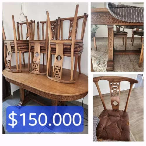 <p>Comedor  6 -8 personas con 6 sillas</p>