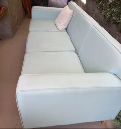 <p>VENDO SOFA 3 CUERPO LINO VERDE AGUA  200 M</p>