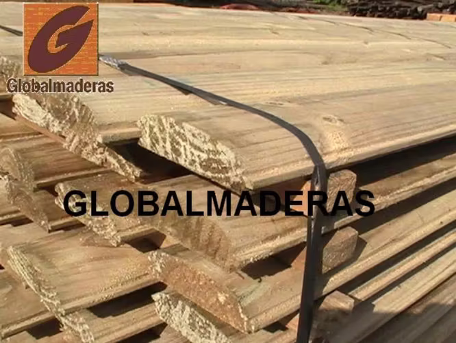 <p>Madera Pino Terraza Forro Medialuna Rollizos</p>