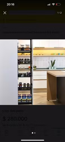 <p>Despensa Casa Chic nueva sin uso</p>