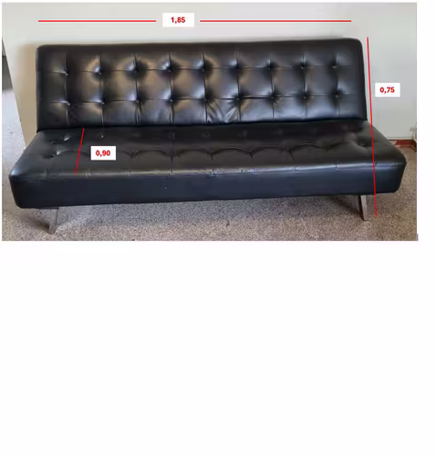 <p>Futon de cuero sintentico buen estado y poco uso</p>