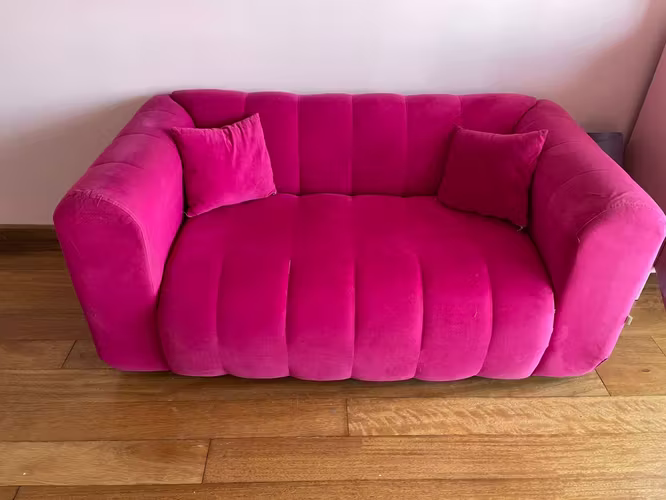 <p>Sillón 2 cuerpos Fucsia</p>