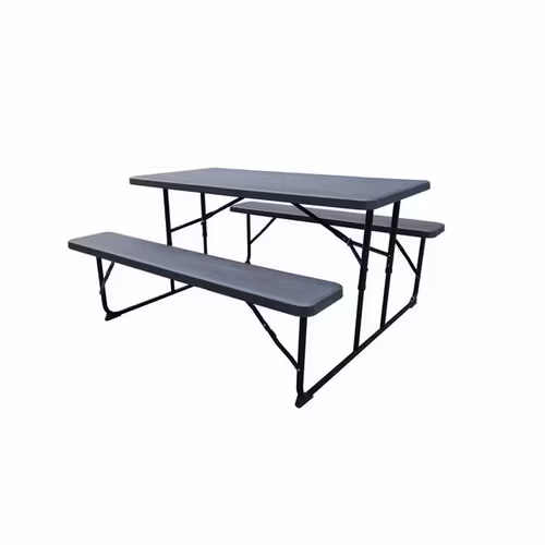 <p>Vendo mesa plegable con bancos</p>
