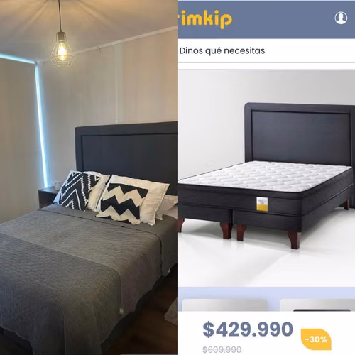 <p>Cama marca Drimkip tamaño full en perfectas condiciones</p>