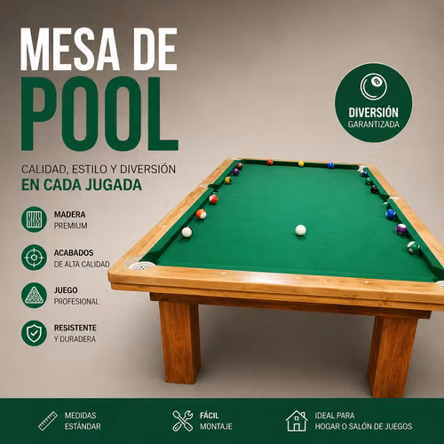 <p>Mesa Pool Fabricado en Chile</p>