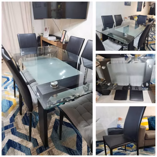 <p>Comedor 6 sillas + mesa arrimo + mesa de centro</p>