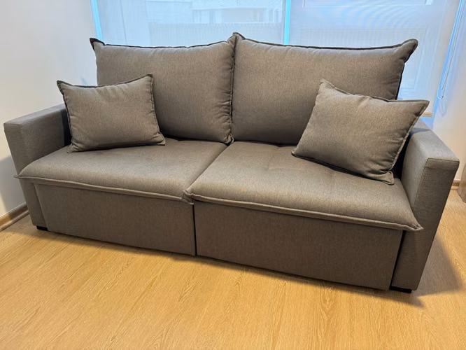 <p>Sofá Cama Napoli Gris</p>