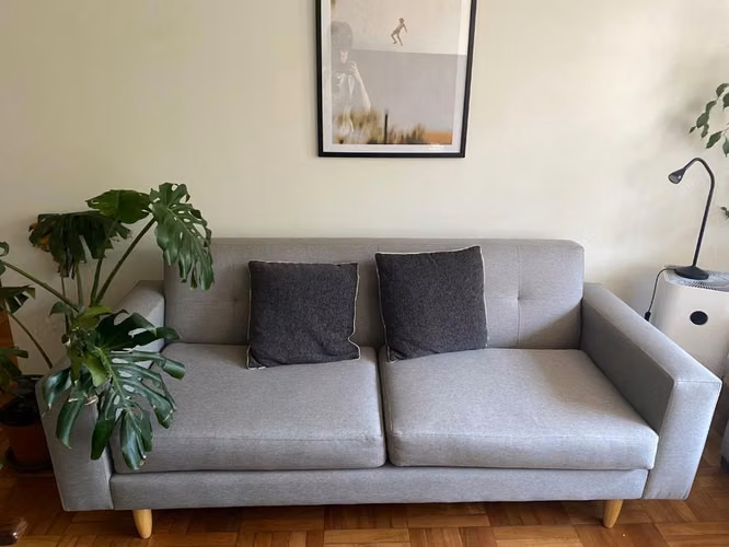 <p>Sillón nórdico Medular 2 cuerpos gris</p>