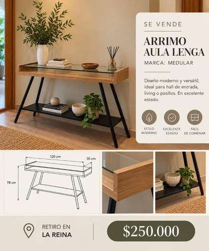 <p>Mesa arrimo</p>