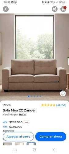 <p>Sofa 2 cuerpos Rosen</p>